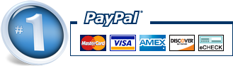 Pay with PayPal with any Credit Card or ECheck