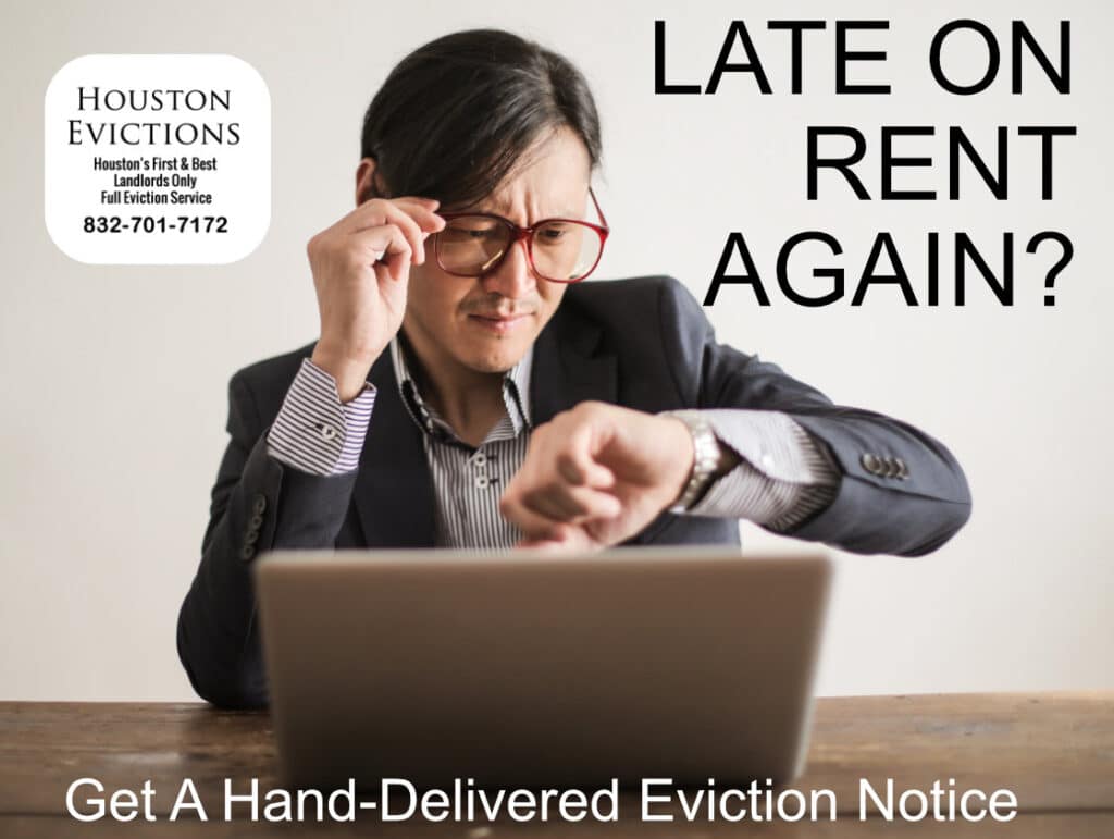 Eviction Notices for late rent